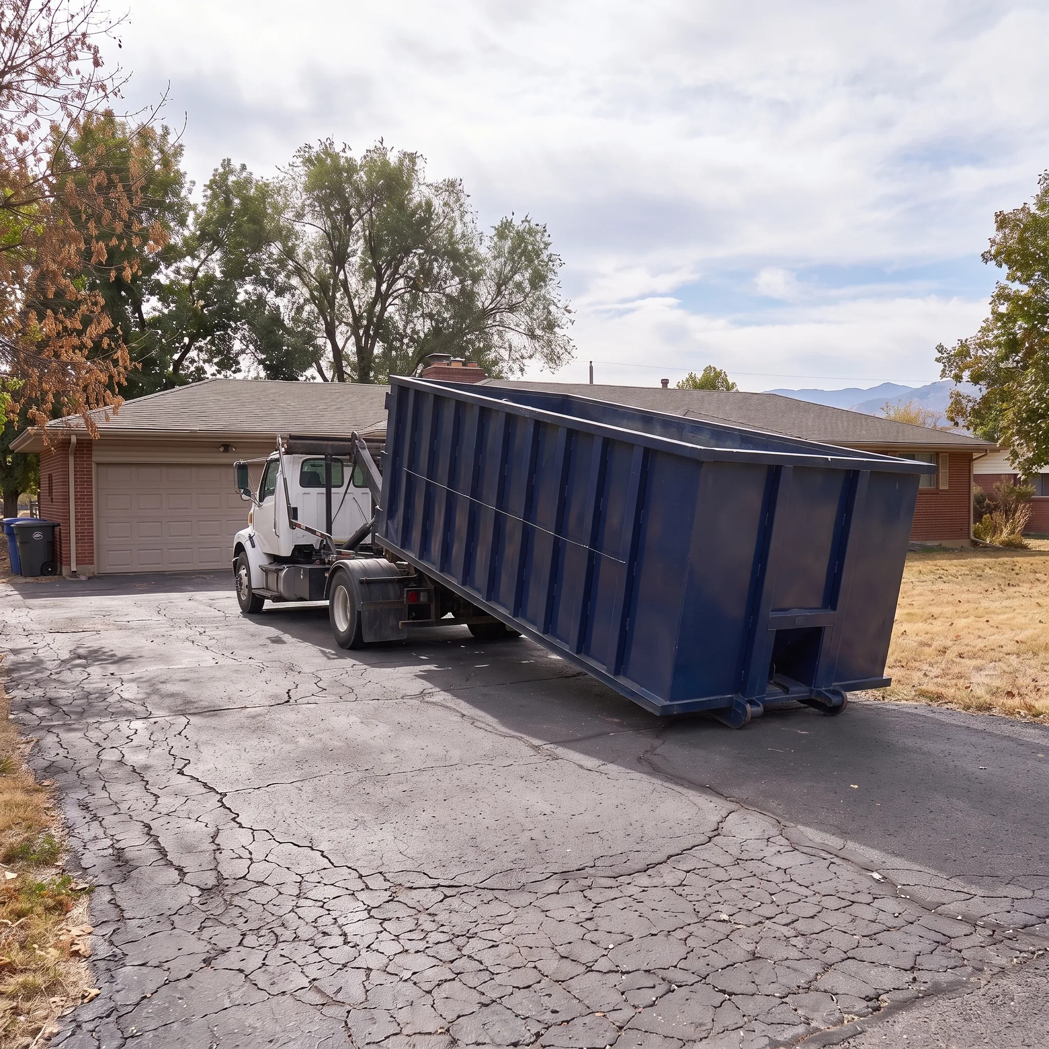 Roll-off dumpster delivery in Colorado